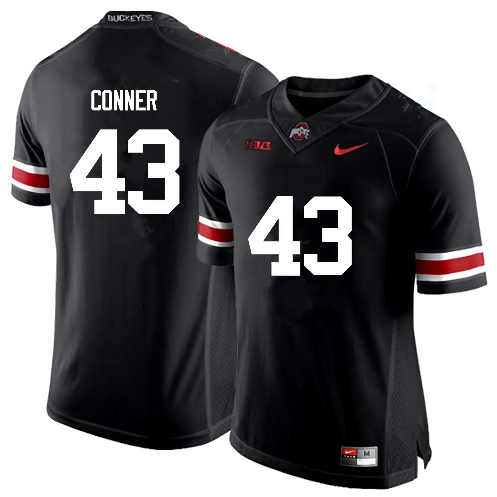 Nick Conner Ohio State Buckeyes Men's NCAA #43 Nike Black College Stitched Football Jersey AIJ5256YN